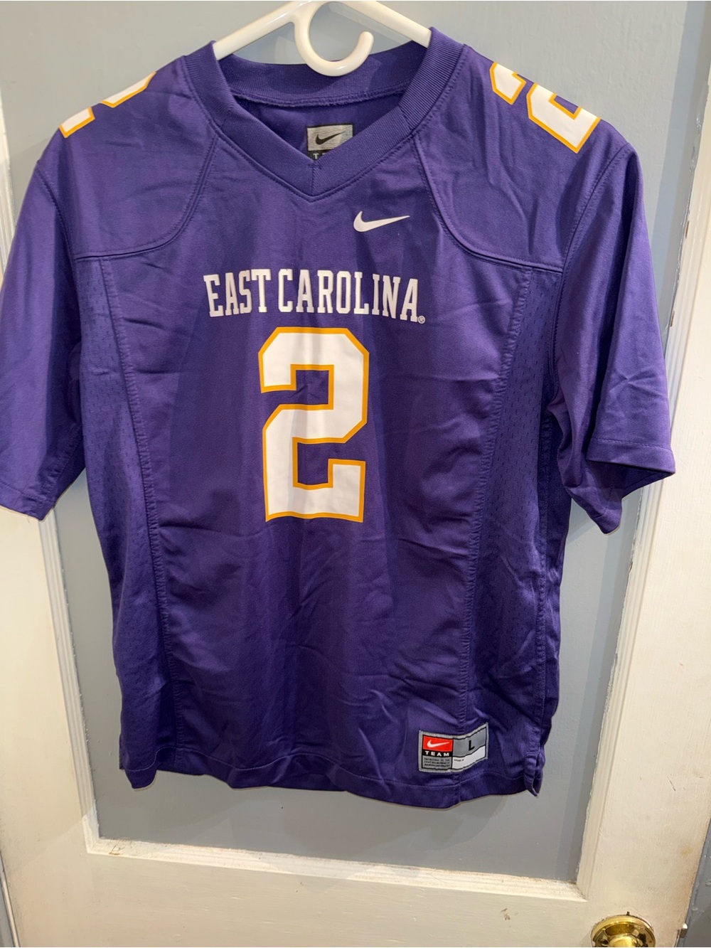 Nike Purple Team Jersey with White Tag